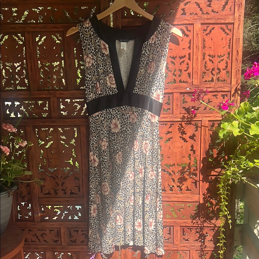 Searle Silk Sleeveless V-Neck Midi Dress - Picture 5 of 8